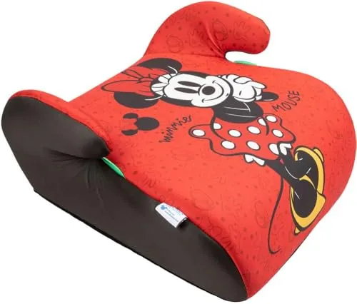 Tataway Disney Minnie i-Size Kindersitz - Ergonomische Sitzerhöhung für Kinder von 125-150 cm, ECE R129 zertifiziert und mit liebevollen Minnie Grafiken - sicher und bequem für jede Autofahrt.