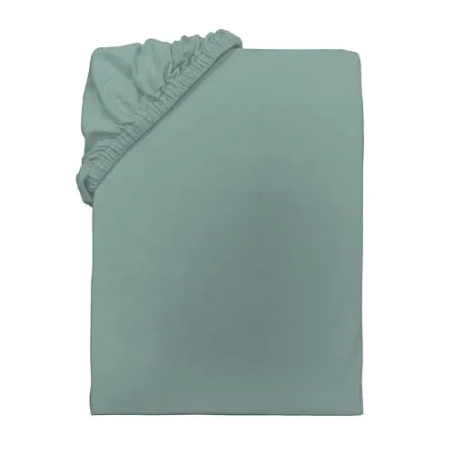 TOM TAILOR Jersey-Spannbettlaken 140-160x200 cm in grün von Tom Tailor