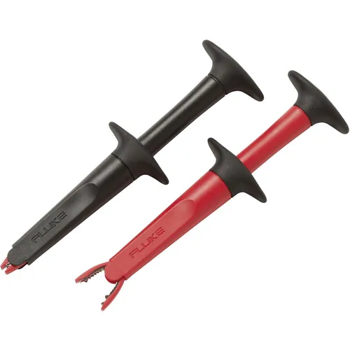 Fluke AC220 Sicherheits-Abgreifklemmen-Set 4mm CAT IV 600 V - Sonderposten & Aktionsware mit SureGrip Technologie für sicheren Halt und präzise Messungen. Ideal für TL222- und TL224-Messleitungen, UL-zugelassen.