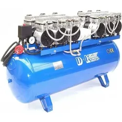 Druckluft Kompressor Silent V12 540/8/150W - Leise und Ölfrei - Flüsterleiser Kompressor mit 6PS, ideal für Werkstatt und Handwerk. Robust, wartungsarm und mit großem Kessel für optimale Druckluftversorgung.