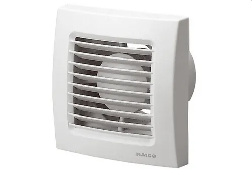 MAICO ECA 120 F Wandventilator - Kleinraumventilator in elegantem Weiß, ideal für effiziente Luftzirkulation in Innenräumen, hergestellt in Deutschland.
