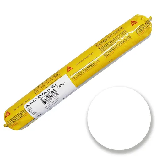 Dichtstoff für Bauanschlussfugen Sikaflex AT Connection, Schlauchbeutel weiß
