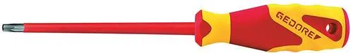 Gedore VDE 2163 TX T15 Sechsrund-Schraubendreher Größe (Schraubendreher) T 15 Klingenlänge: 80mm 1St.
