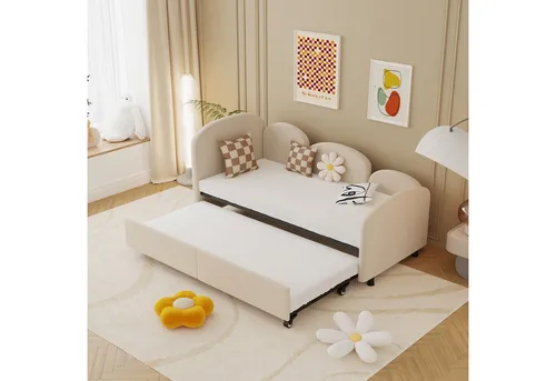 BTM Extra großes Sideboard mit Stauraum in beige von Flieks