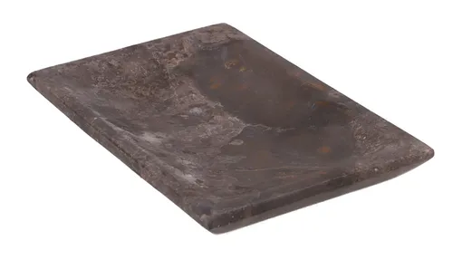 Marmor Seifenschale - Zen Schale für den Waschtisch in Grau - Seifenschalen & -spender, aus hochwertigem Marmor, fair gehandelt in Indonesien, bringt einen Hauch von Zen in Ihr Badezimmer.