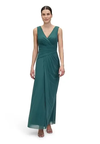 Damen Abendkleid mit V-Ausschnitt 46