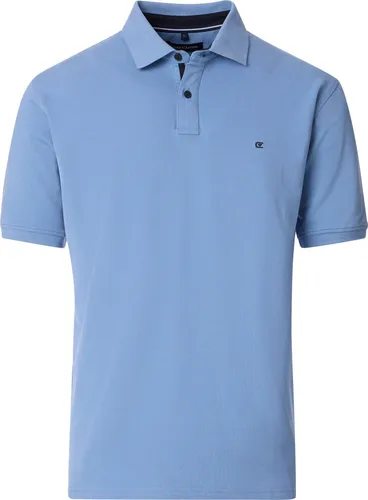 CASAMODA Poloshirt blau XXL - Herren-Shirt aus 95% Baumwolle, elastisch und bequem, ideal für Freizeit und Sport. Pflegeleicht bei 30°C und in trendigem aqua bis petrol.