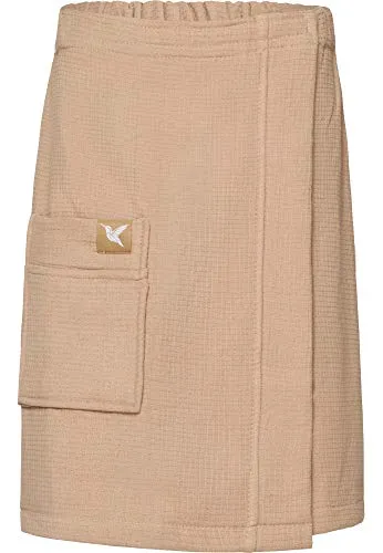 Ladeheid Herren Frottee Saunakilt LA40-219 (Beige8, S-M)