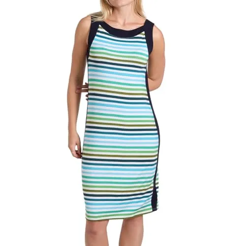 Sunflair ärmelloses Strandkleid nachtbau/türkis 44