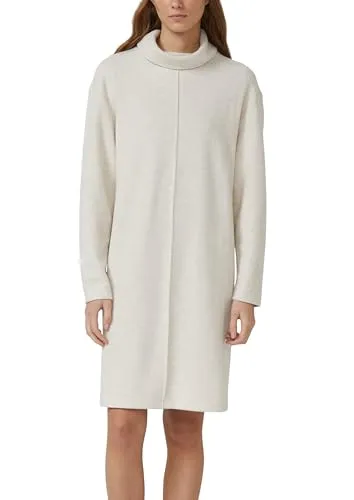 s.Oliver Weiches Jerseykleid mit Rollkragen in beige von s.Oliver