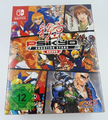 Psikyo Shooting Stars Bravo Limited Edition - Switch [EU Version] - PC- & Videospiele: Erlebe unendlichen Spaß mit 12 Shootern und Couch-Coop im vertikalen 