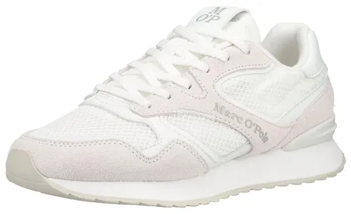 Marc O'Polo Sneaker Veloursleder/Mesh in Weiß – Größe 41 EU - Moderne Sneaker aus Veloursleder und Mesh, ideal für den Alltag. Mit 3 cm Blockabsatz und bequemer Schnürung. Perfekt für lässige Outfits.