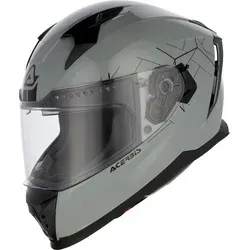 Acerbis X-Way Integralhelm - Grau - XL - Motorradhelm mit integriertem Sonnenvisier, hypoallergenem Innenfutter und Vorbereitung für Pinlock 70 Max Vision – ideal für Komfort und Sicherheit auf der Straße.