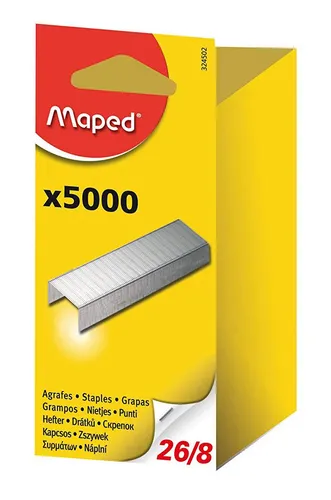 Maped Heftklammern 26/8 verzinkt 5.000 Stück