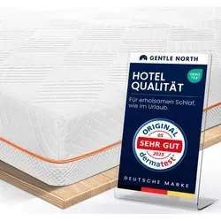 Hochwertiger 100x200cm Topper mit Gel-Memory-Schaum von Gentle North