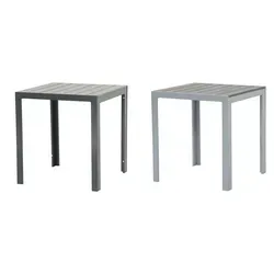 Gardissimo FIRE SOUL Nonwood Alu-Gartentisch 70x70cm anthrazit - Gartentisch mit wetterfestem Alu-Gestell und pflegeleichter Nonwood-Platte, perfekt für Garten und Balkon. Ideal für entspannte Stunden im Freien.