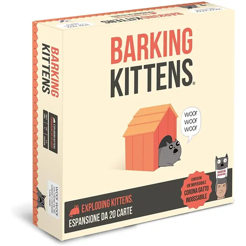 Asmodée Exploding Kittens - Barking Kittens (Ed. Italiana) (Italienisch) (36933890)