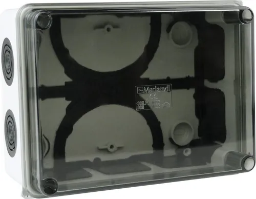 Abzweigkasten150x110x70 mm 10 Dichtmembranen Aufputz Abzweigdose Verbindungsdose Industriegehäuse IP66 008.PG.K M-L 0776