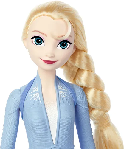 Mattel Disney Frozen Elsa - Singende Modepuppe, mit Song aus Die Eiskönigin II und abnehmbarem Rock für kreativen Spielspaß