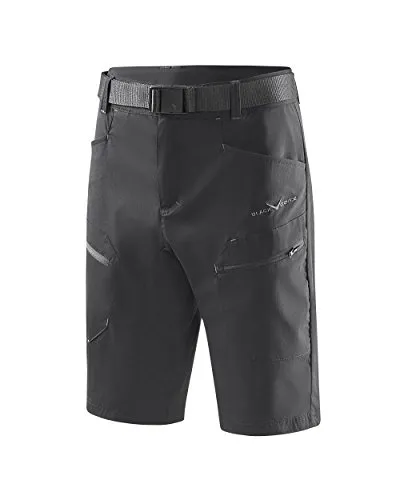 Black Crevice Herren Trekking Shorts, schwarz, L