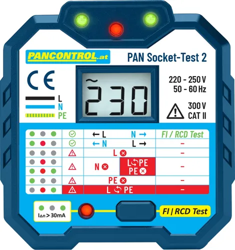 Produktbild PANCONTROL Steckdosentester PAN Socket-Test 2