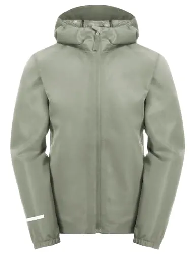 Jack Wolfskin FLAZE JACKET K grün 128 - Funktionsjacke für Kinder, atmungsaktiv, wasserdicht und winddicht – perfekt für Outdoor-Abenteuer bei jedem Wetter.