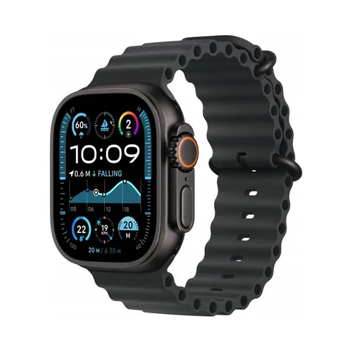 Smartwatch Apple Watch Ultra 2 schwarz 5G GPS Wasserdicht WatchOS
