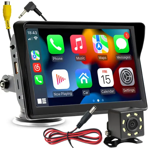 Retoo Carplay Android Auto Display 7 Zoll von Retoo