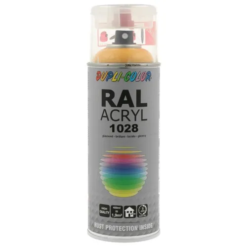 Dupli Color RAL-Lack RAL ACRYL RAL 1028 melonengelb glänzend 400 ml 366086