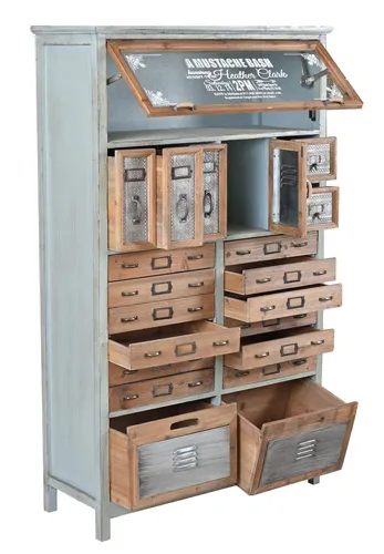 Kommode Loft Möbel Apothekerschrank, mehrfarbig,Palazzo INT