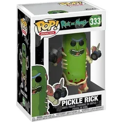Rick and Morty - Pickle Rick 333 - Funko Pop! Vinyl Figur - Offiziell lizenzierte Funko POP! Figur von Pickle Rick, ca. 10 cm hoch, ideal für Sammler und Fans der Serie Rick and Morty. Geliefert in einer Fensterbox.