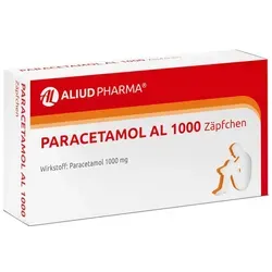 Paracetamol AL 1000 Zäpfchen bei akuten Schmerzen und Fieber