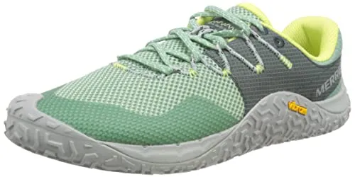 Merrell Damen Trail Glove 7 Sneaker - Jade, 38 EU - Laufschuhe für Trailrunning mit natürlicher Fußposition, FloatPro-Schaum für langanhaltenden Komfort und Vibram EcoStep-Außensohle für optimalen Halt.