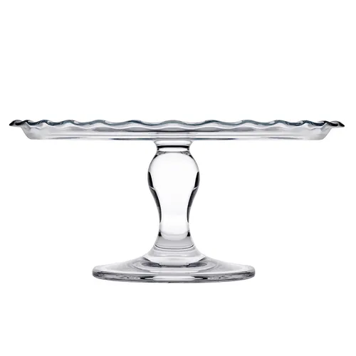 Patissiere Tortenplatte Kuchenteller Tortenständerauf Fuss 26,4 cm PASABAHCE