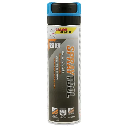 DupliColor Markierungsspray Markierungsfarbe Forstmarkierfarbe NEONBLAU 500 ml