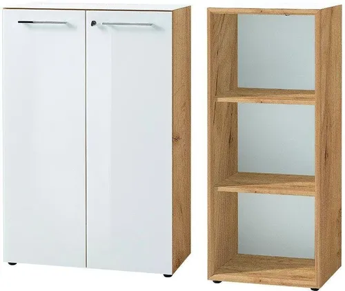 GERMANIA Büromöbel-Set GW-Monteria, 2-tlg. in Weiß von Germania