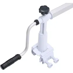 vidaXL Aufrollvorrichtung für Poolplane mit Handkurbel - Praktische Poolplane-Aufrollvorrichtung, verstellbar bis 6,15 m, mit einfacher Handkurbel für müheloses Aufrollen und wetterbeständigem Aluminium – ein Muss für Ihre Poolausstattung!