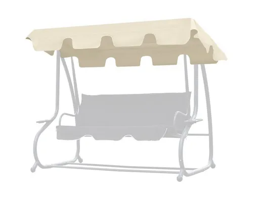 bonsport Hollywoodschaukelersatzdach Ersatzdach für Hollywoodschaukel, Polyester, PVC beschichtet