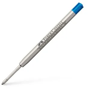Faber-Castell Kugelschreiberminen 148741, Metallgroßraummine, Strichstärke M, blau