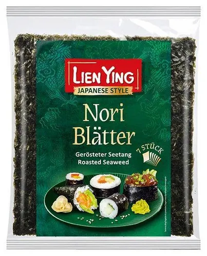 Lien Ying Nori Blätter 7 Stück für Sushi – Vegan & Proteinreich