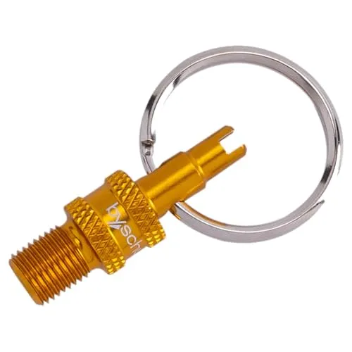 Produktbild by.schulz By.Schulz Unisex – Erwachsene Mini Tool Ventiladapter, Gold, Einheitsgröße