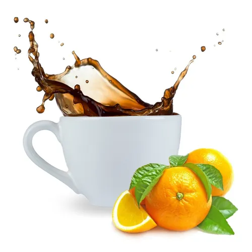 Orange Kaffee gemahlen Kaffeepulver 500 g