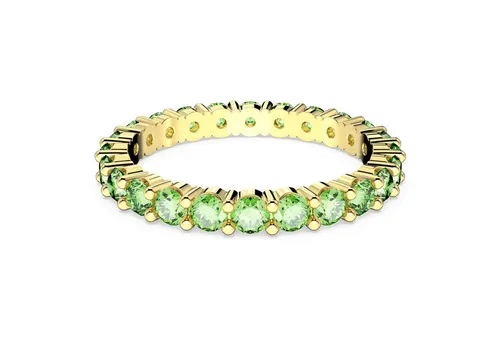 Swarovski Anello Taglio tondo, Verde Matrix in grün von Swarovski