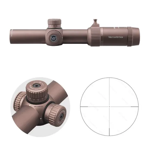 Vector Optics SCOC-32 Forester 1-5x24 GenII Zielfernrohr für Airsoft und Jagd
