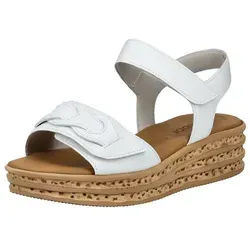 Gabor Sandalen Nappaleder Keilsandalette - Wanderschuhe aus hochwertigem Nappaleder mit Klettverschluss für einfachen Einstieg und super leichter Laufsohle für hohen Tragekomfort.