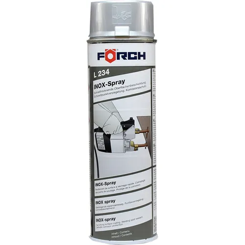 FOERCH INOX SPRAY L234 - 0.5 LTR Edelstahlspray Schutzspray Punktschweizen