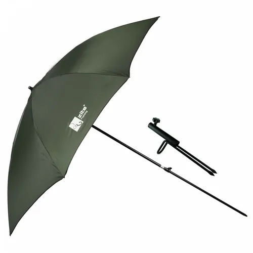 Angelschirm Set - Zite Fishing Anglerschirm mit Schirmständer - Zelte: Hochwertiges Anglerschirm Set mit stabilem Schirmständer, ideal für den Schutz vor Sonne und Regen beim Angeln.