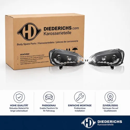 DIEDERICHS Hauptscheinwerfersatz Set links + rechts HD Tuning 2214785