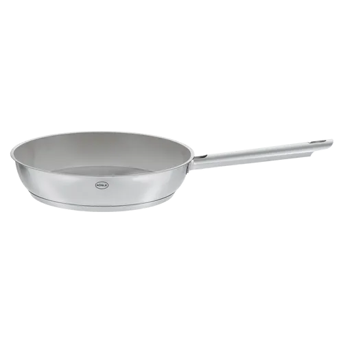 Rösle PUREELEMENTS Bratpfanne 28cm - Pfannenset aus hochwertigem Edelstahl 18/10, spülmaschinengeeignet und für alle Herdarten geeignet. Die ideale Wahl für gesundes Kochen dank nachhaltiger Materialien und optimaler Wärmeverteilung.