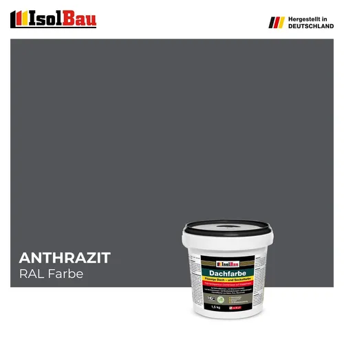 Dachfarbe Sockelfarbe Anthrazit 1,5 kg
